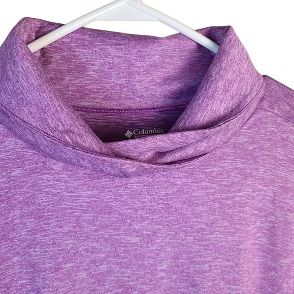 COLUMBIA split mock neck sweatshirt - Picture 4 of 11